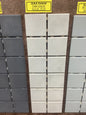 Tender Gray 2x2 Square Tile Mosaic