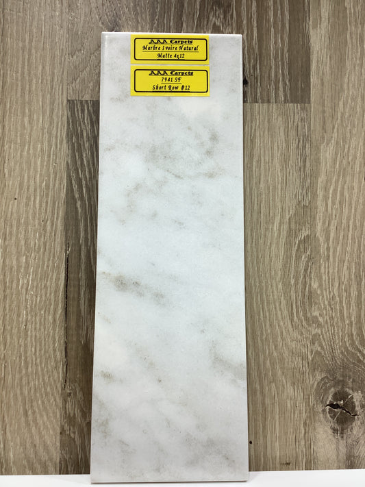 Marbre Ivoire Natural Matte 4x12