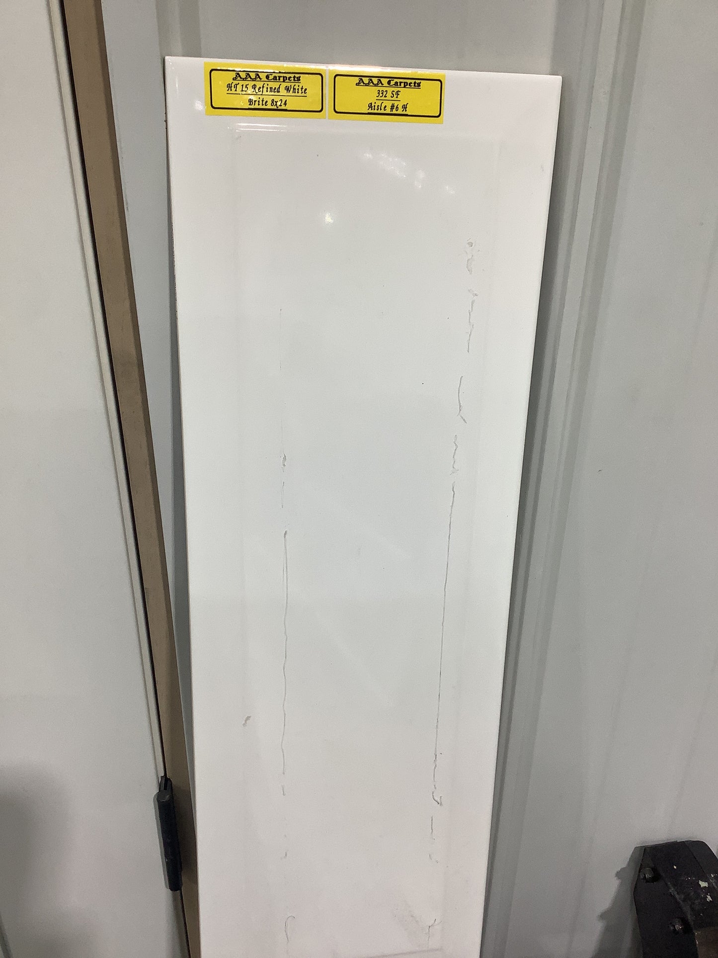 HT15 Refined White Brite 8x24 Tile