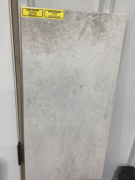 G010 Blanco Matte 12x24  Tile