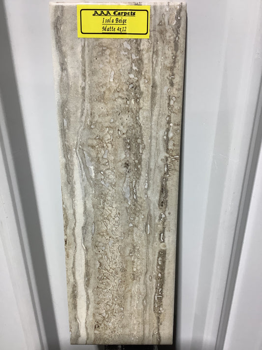 Isola Beige Matte 4x12