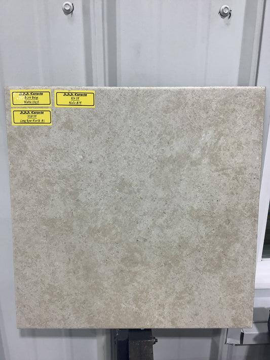 BL44 Beige Matte 15x15 Tile