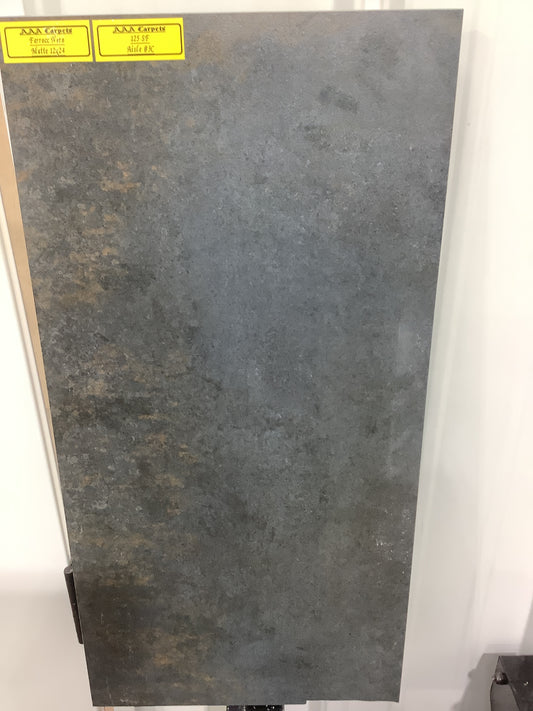 Ferrocc Nero Matte 12x24