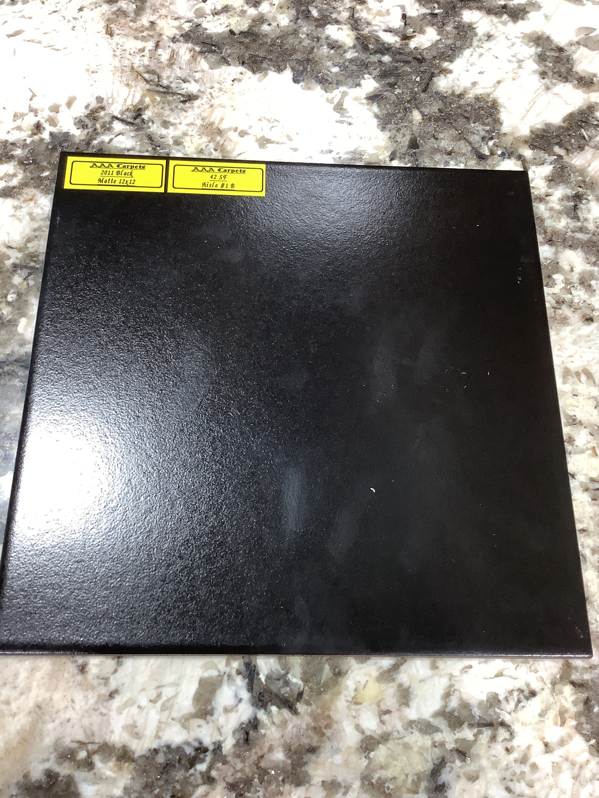 2011 Black Matte 12x12