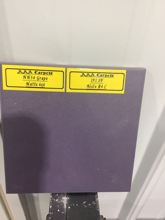 NH54 Grape Matte 6x6 Tile