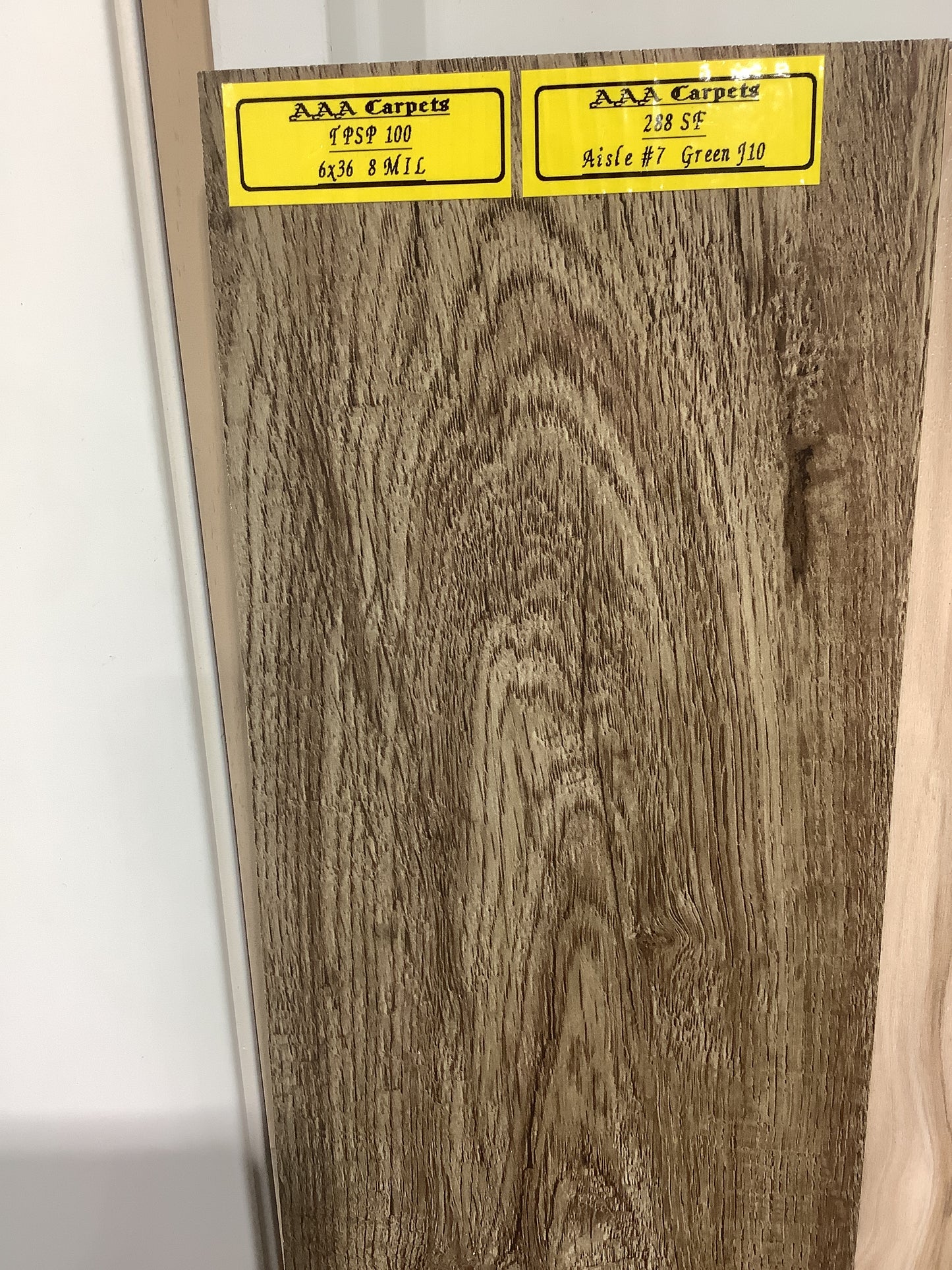 TPSP 100 6x36 8 Mil Glue down plank