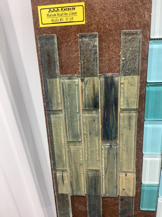 Haisen Azuline Linear Glass Mosaic