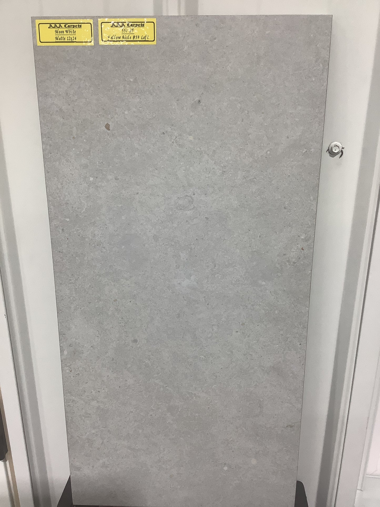 Moon White Matte 12x24 Tile