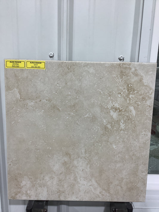 C001 Blanc Matte 18x18 Tile