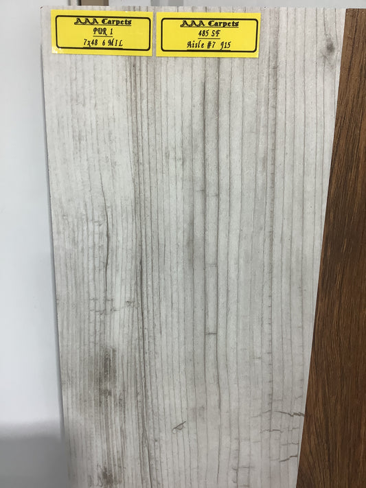 PUR 1 7x48 6 mil Glue Down Plank