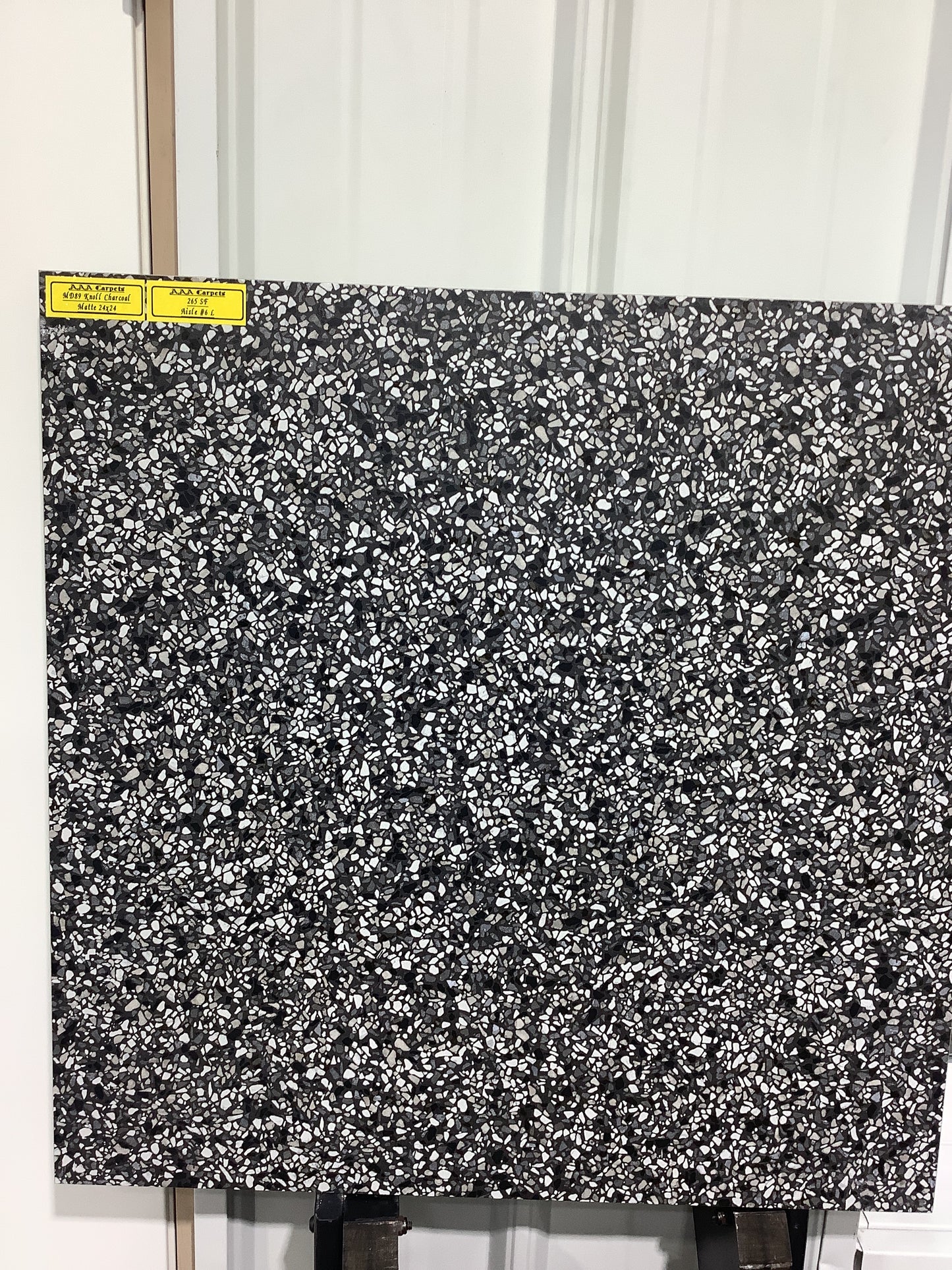 MD89 Knoll Charcoal Matte 24x24 Tile