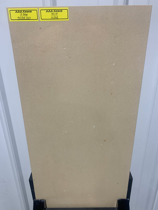 CT Beige Polished 12x24