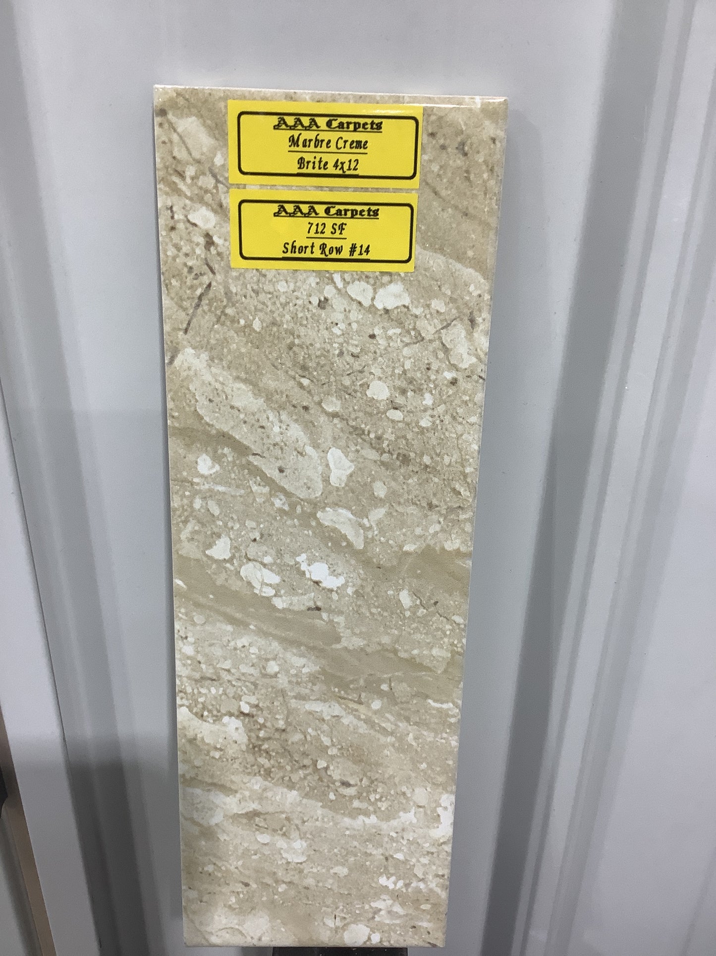 Marbre Creme Brite 4x12 Subway Tile