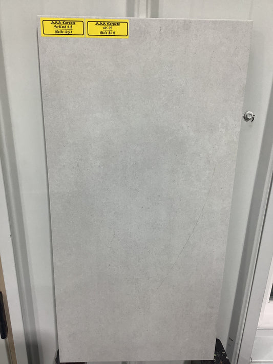 Portland Ash Matte 12x24 Tile