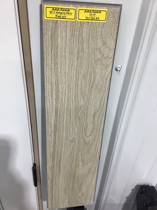 RV75 Antiquity White Click together tile plank 6x24