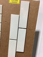 Foundation Grey 2x6 Bricklay mosaic