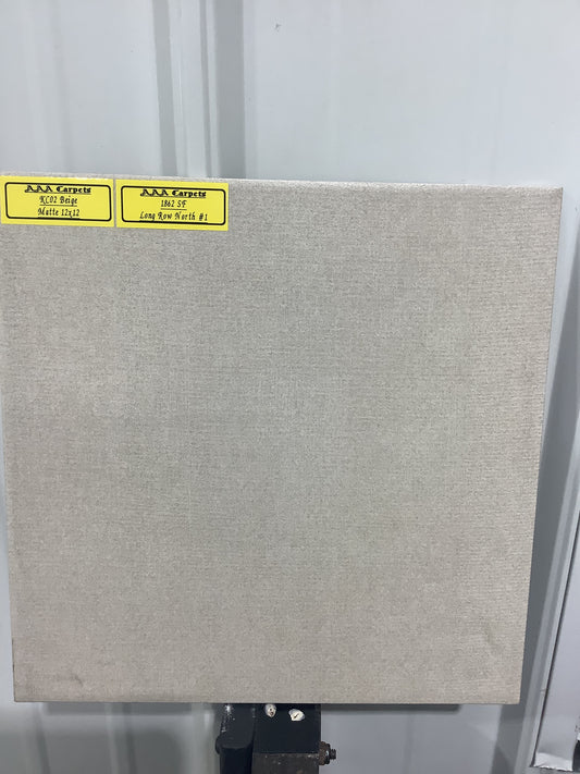 KC02 Beige Matte 12x12 Tile