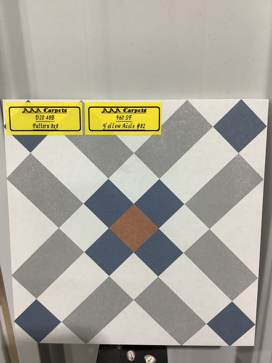 D20 48B Pattern 8x8 Square Tile