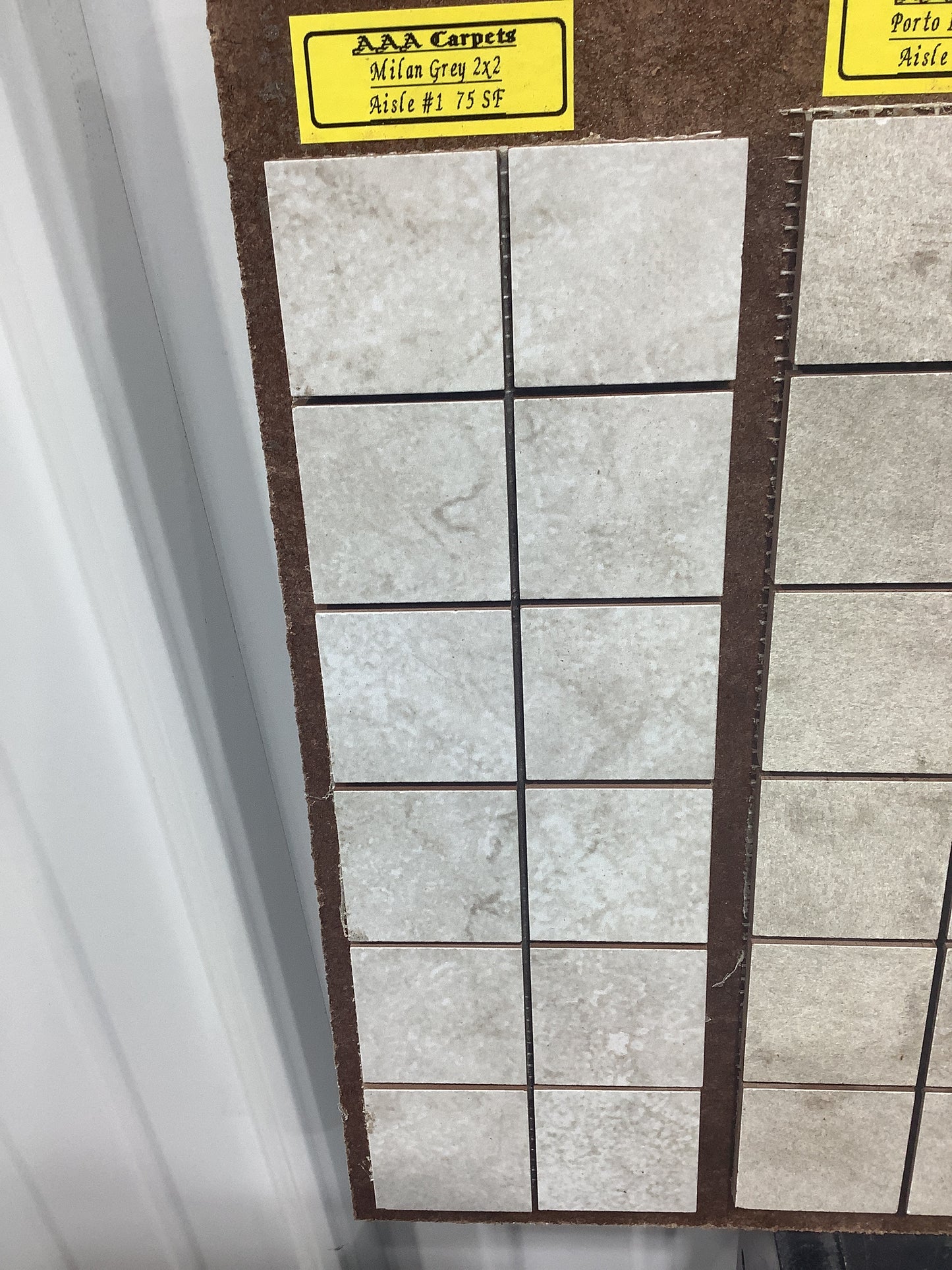 Milan Grey 2x2 Square Tile Mosaic