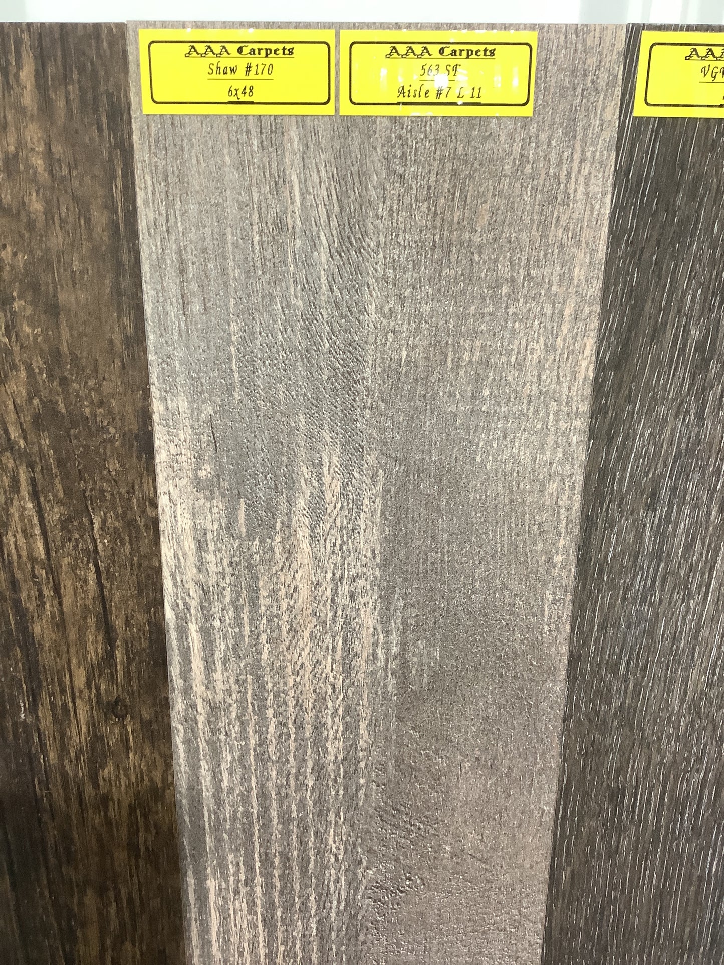 Shaw #170 6x48 Glue Down Vinyl Plank