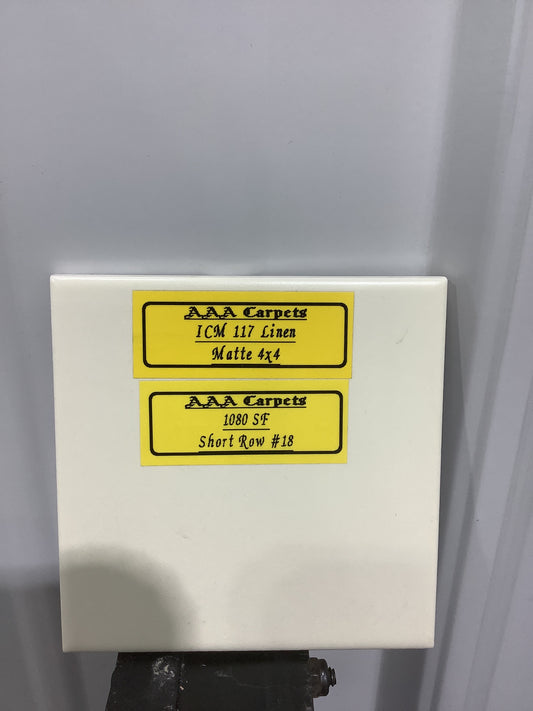 ICM 117 Linen Matte 4x4 Tile