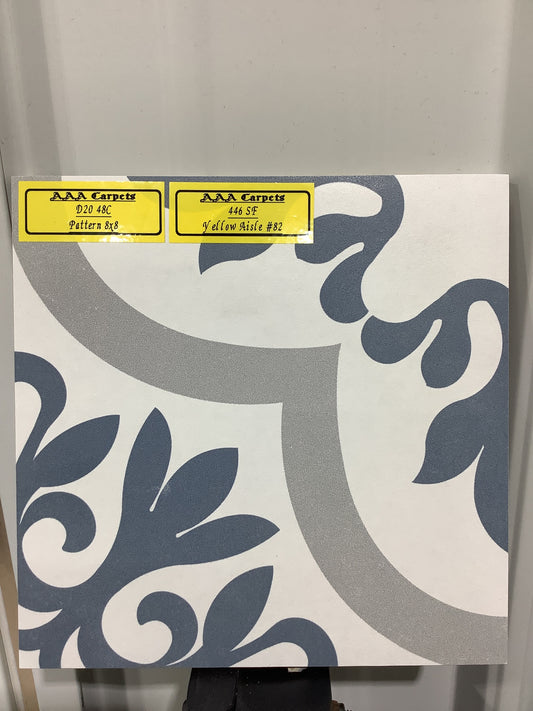 D20 48C Pattern 8x8 Square Tile