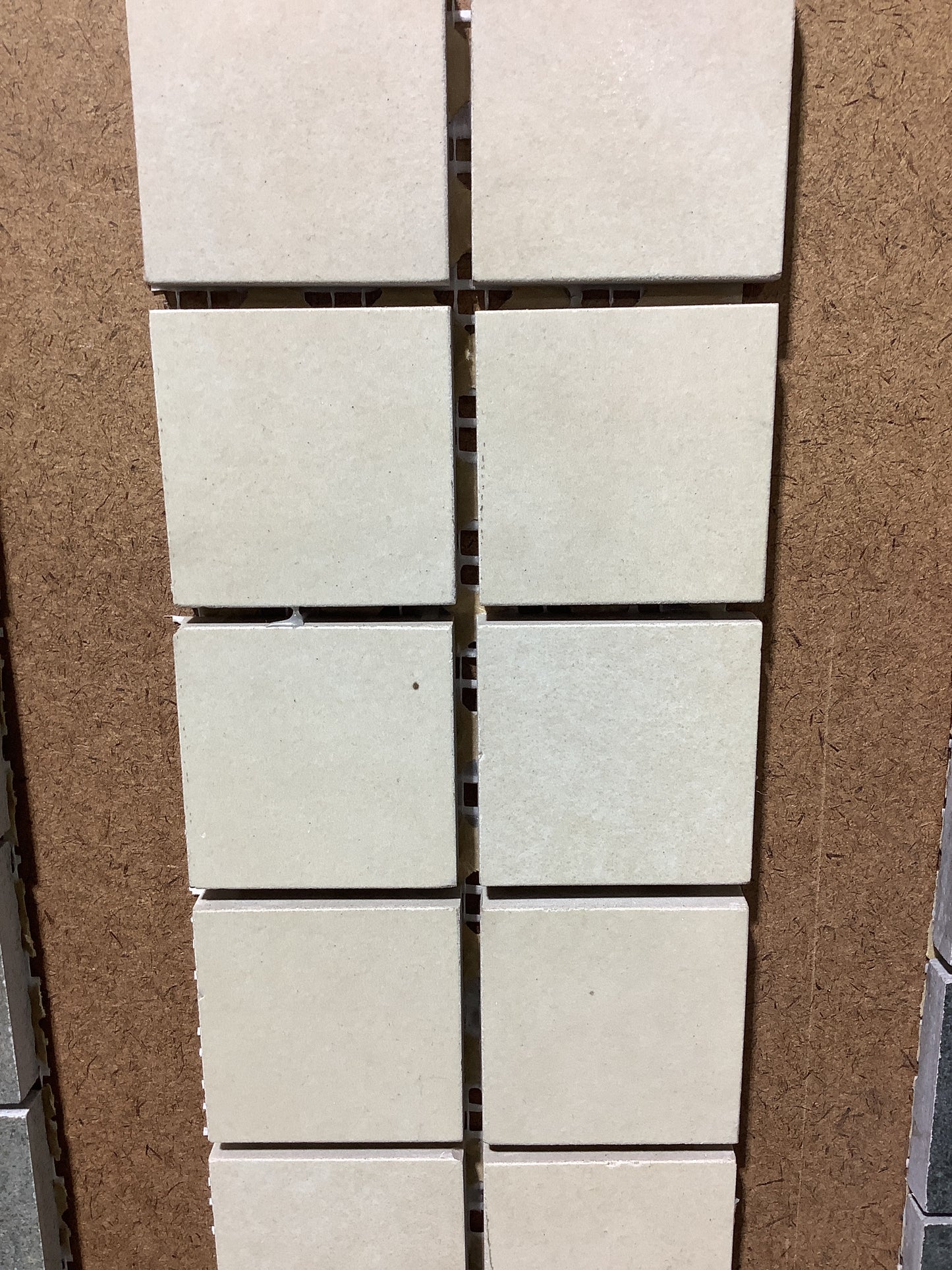 Concrete Ivory Matte 2x2 Mosaic