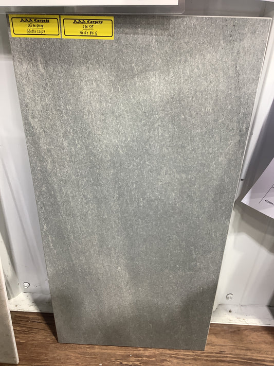 Olive Grey Matte 12x24