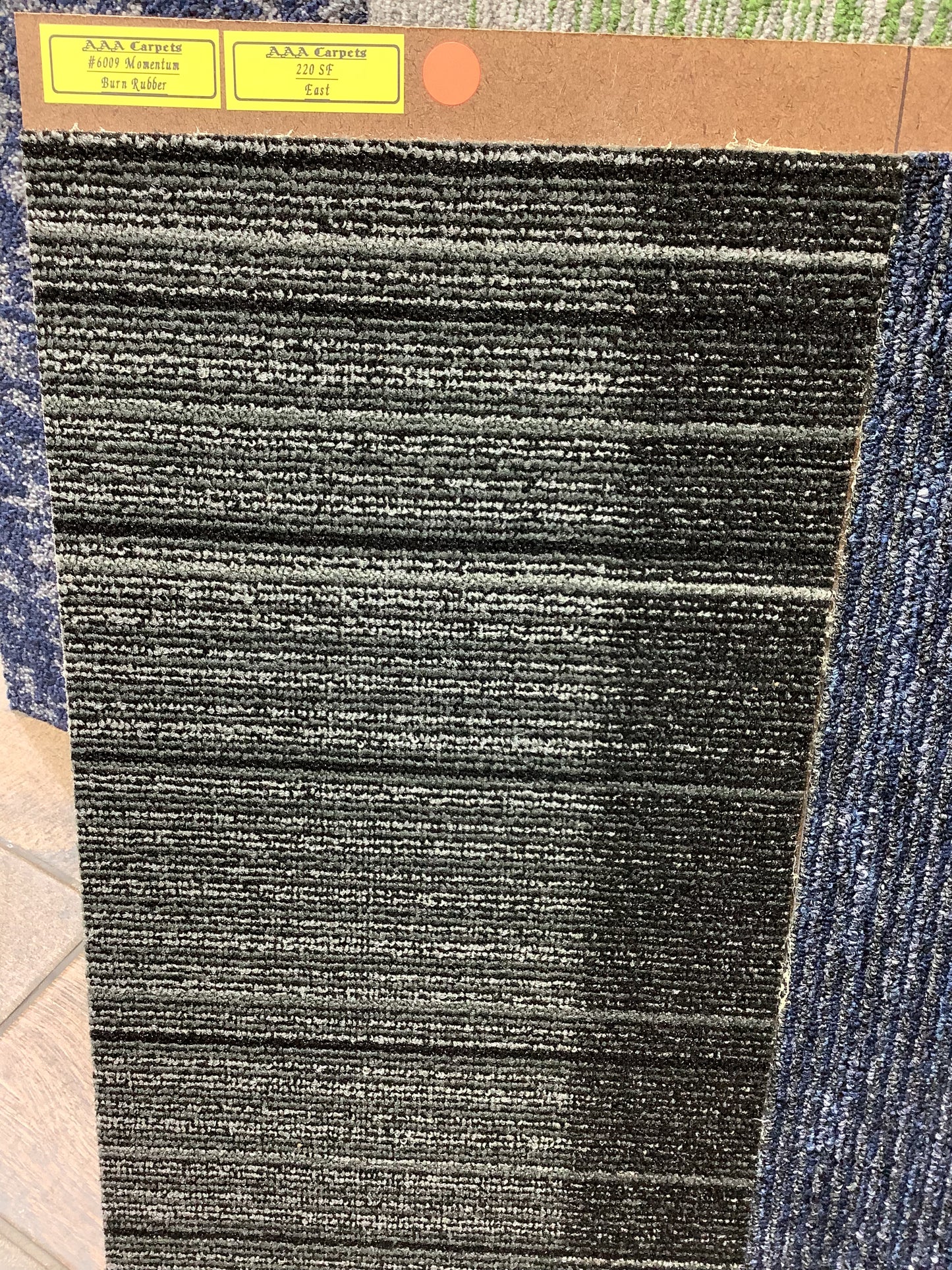 #6009 Momentum Burn Rubber Carpet Square