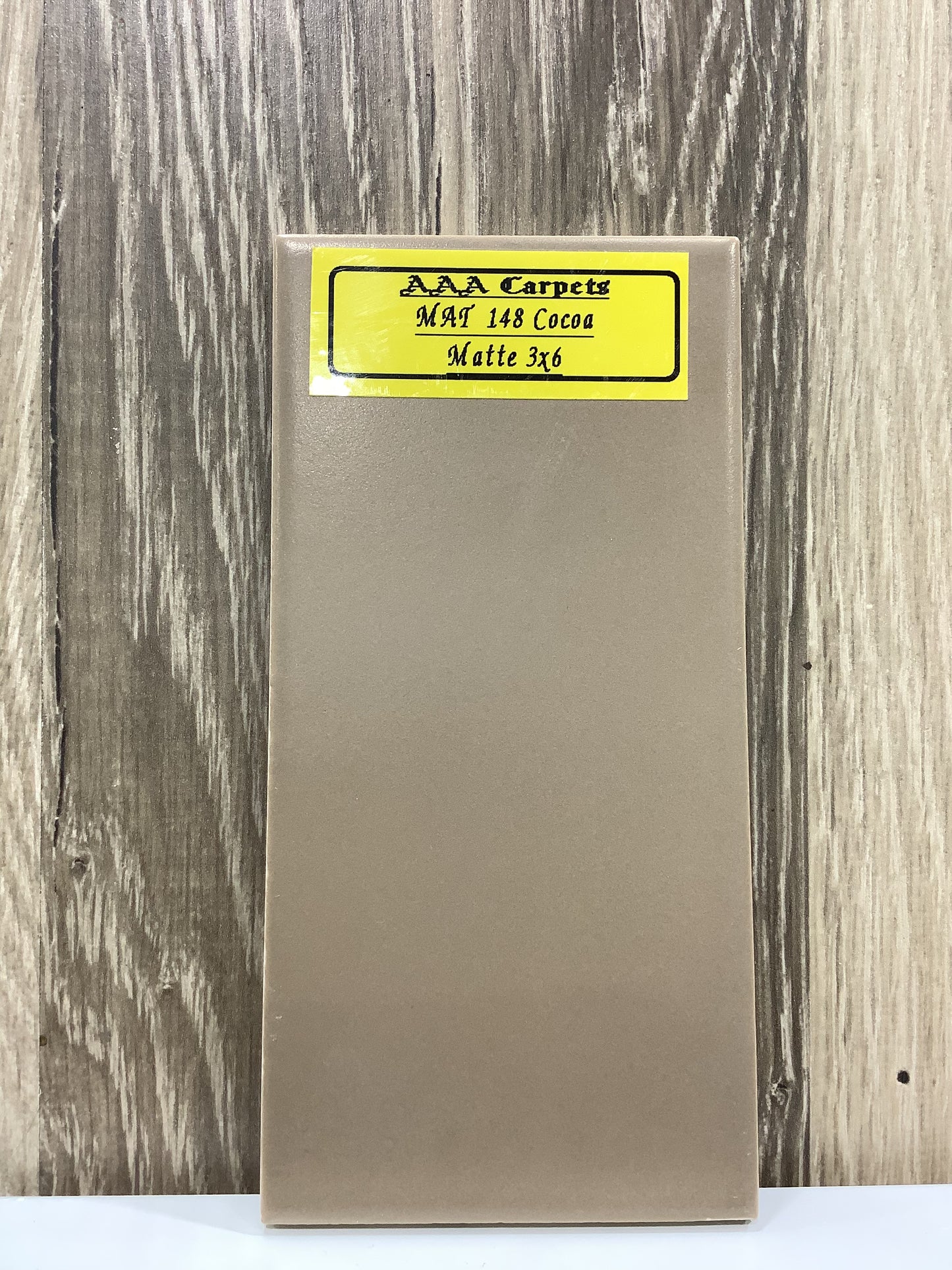 MAT 148 Cocoa Matte 3x6