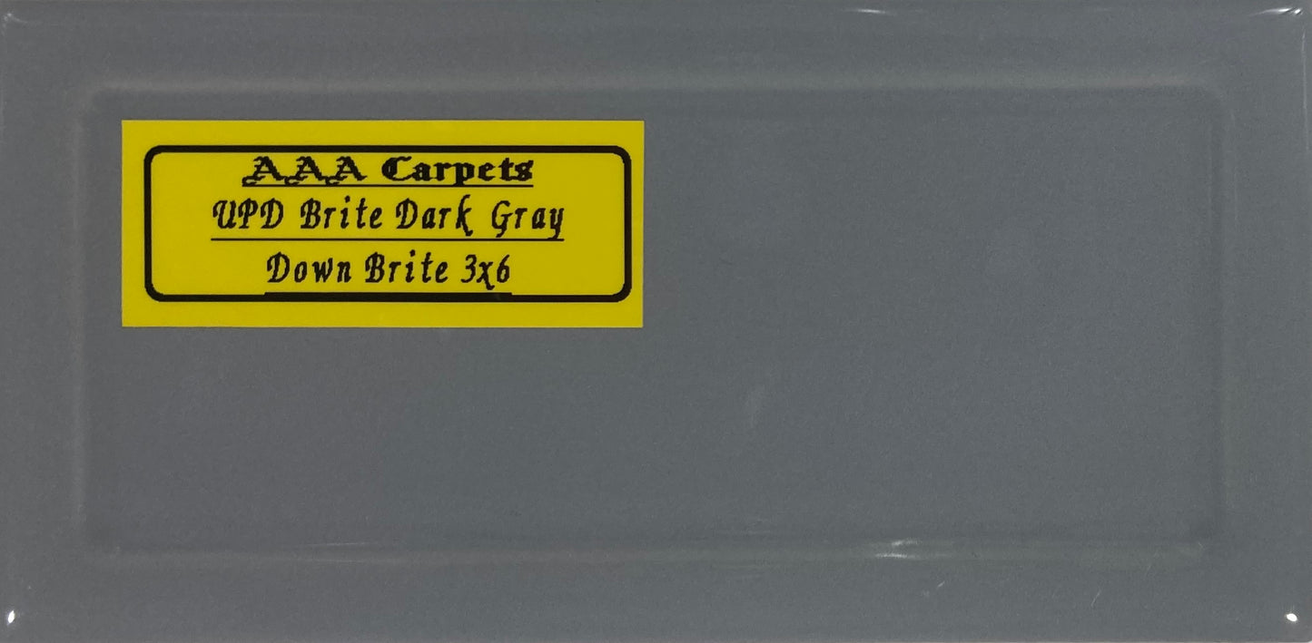 UPD Brite Dark Gray Down Brite 3x6